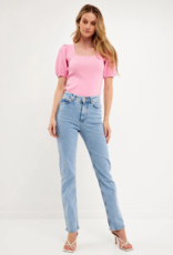 ENDLESS ROSE ENDLESS ROSE SQUARE NECK TOP