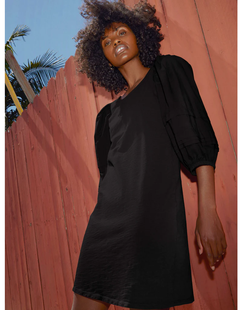 NATION NATION CALISSA PINTUCK COMBO DRESS