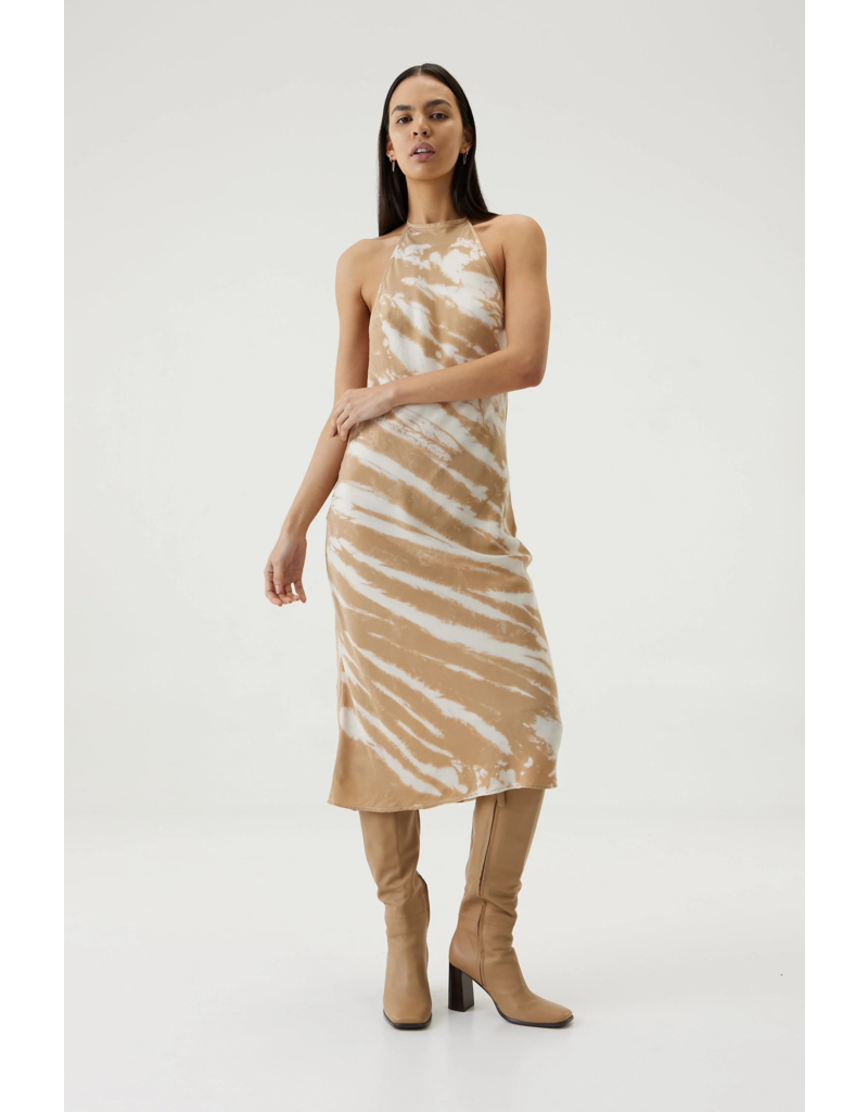 THIRD FORM THIRD FORM TWIST THROUGH BIAS HALTER MIDI