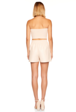 SUSANA MONACO SUSANA MONACO LEATHER PLEAT SHORTS