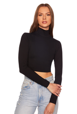 SUSANA MONACO SUSANA MONACO MOCK NECK CROP