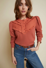 NATION NATION FIFI FRILLY SWEATSHIRT