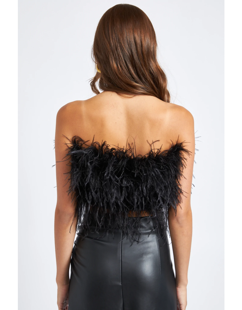 EN SAISON EN SAISON FEATHER BUSTIER