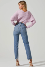 ASTR ASTR CROP SWEATER