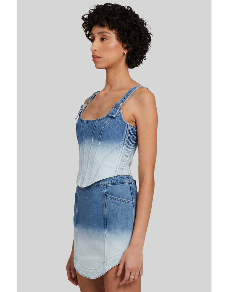 AMANDA UPRICHARD AMANDA UPRICHARD RAISA DENIM TOP