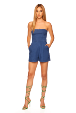 SUSANA MONACO SUSANA MONACO DENIM ROMPER