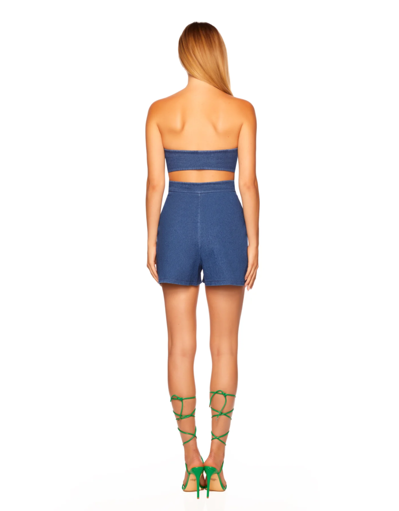 SUSANA MONACO SUSANA MONACO DENIM ROMPER