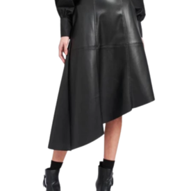 EN SAISON EN SAISON LEATHER SKIRT