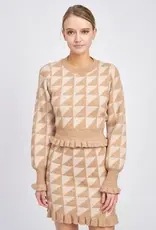 EN SAISON EN SAISON JACQUARD SWEATER