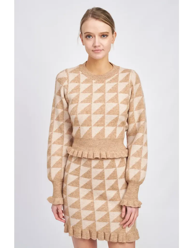EN SAISON EN SAISON JACQUARD SWEATER