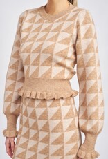 EN SAISON EN SAISON JACQUARD SWEATER