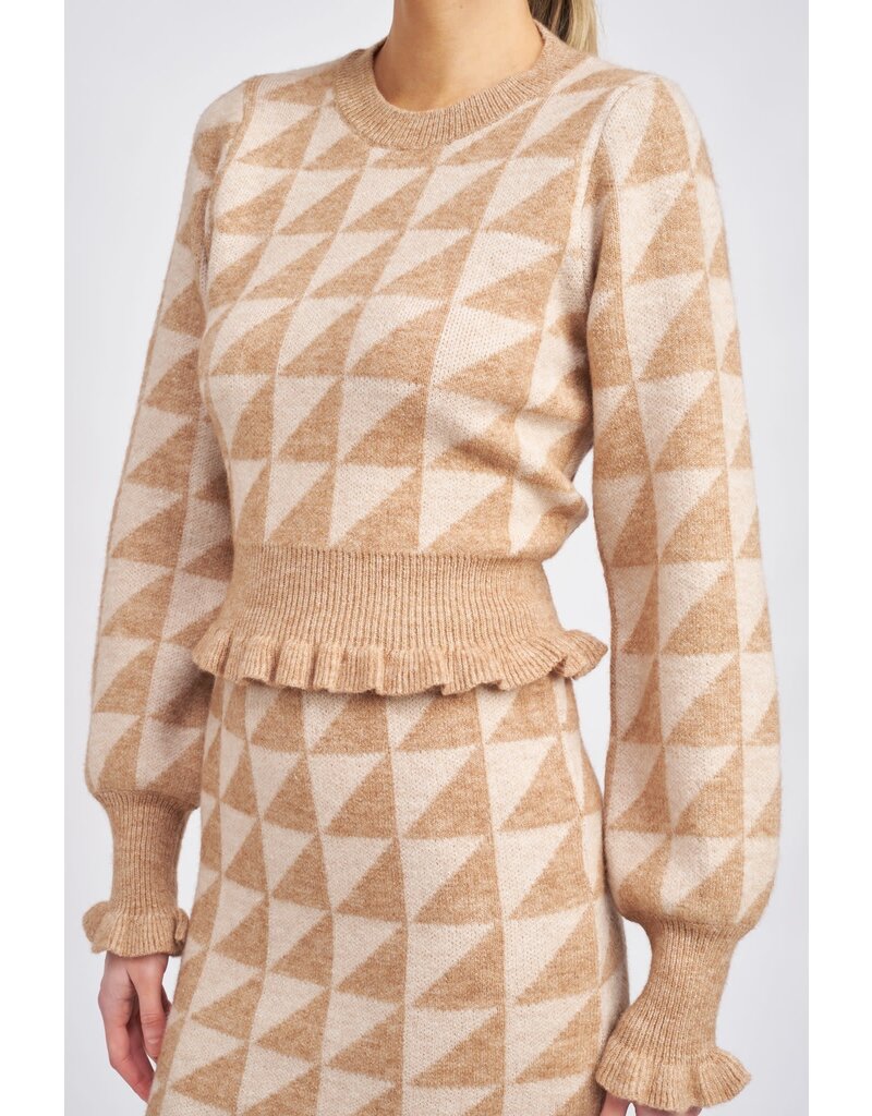 EN SAISON EN SAISON JACQUARD SWEATER