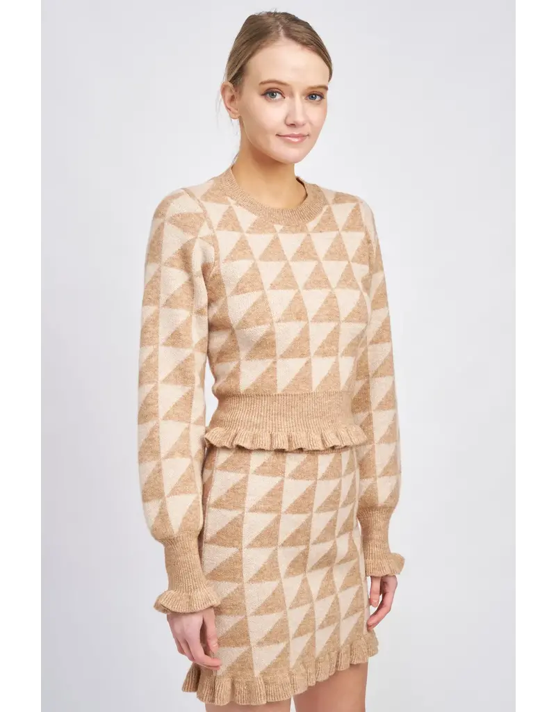 EN SAISON EN SAISON JACQUARD SWEATER