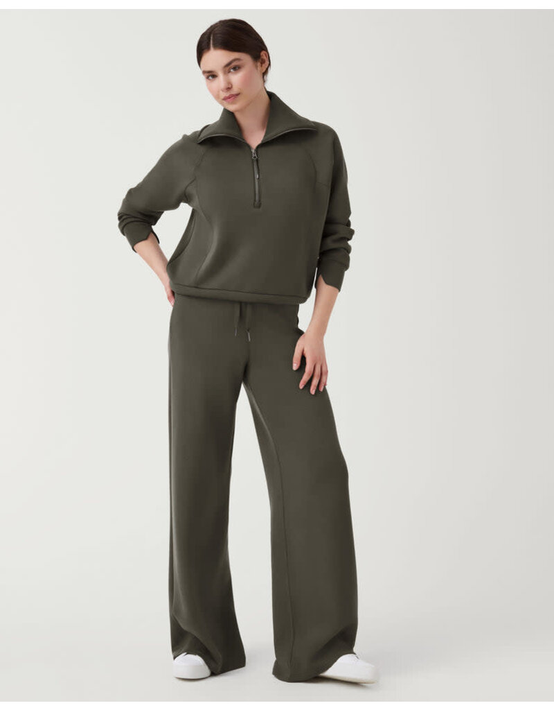 SPANX SPANX AIR ESSENTIALS HALF ZIP SWEATER