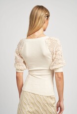 EN SAISON EN SAISON CROCHET KNIT TOP