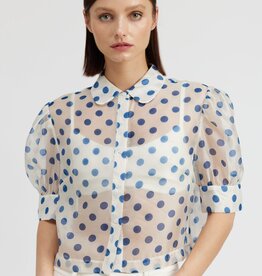 EN SAISON EN SAISON SLV POLKA DOT TOP