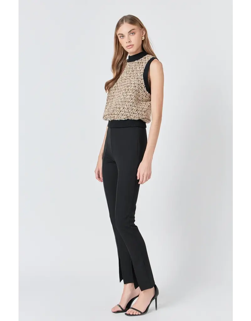 ENDLESS ROSE ENDLESS ROSE TWEED VEST