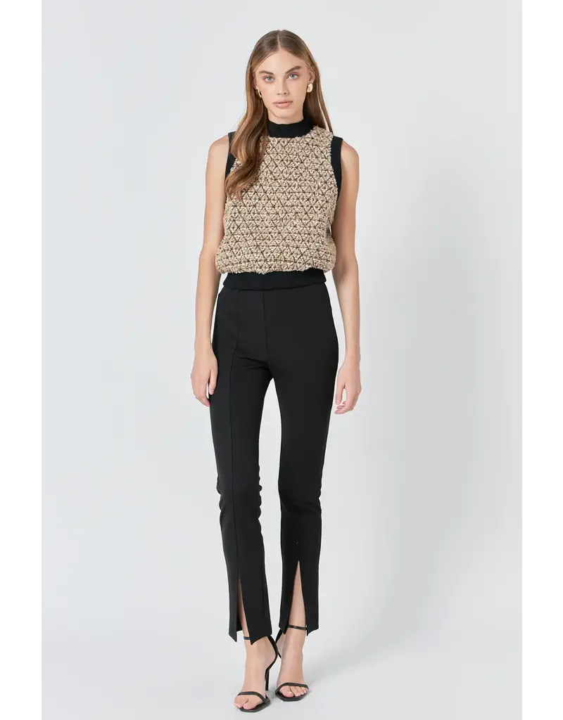 ENDLESS ROSE ENDLESS ROSE TWEED VEST