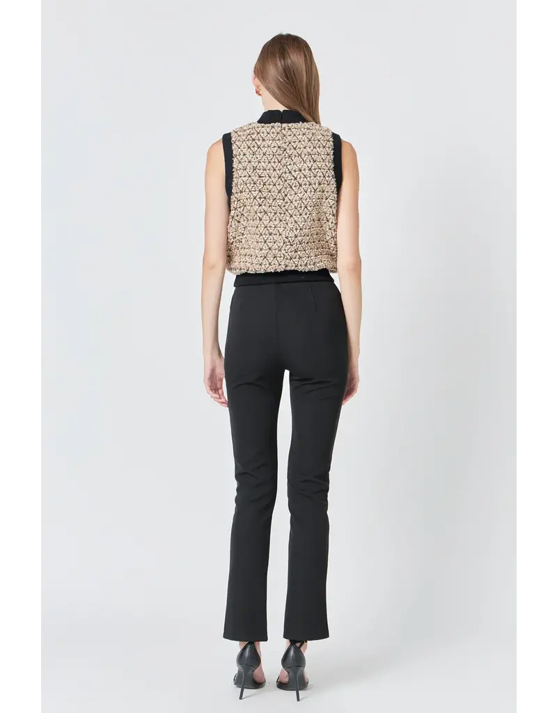 ENDLESS ROSE ENDLESS ROSE TWEED VEST