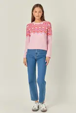 ENGLISH FACTORY ENGLISH FACTORY FAIRISLE SWEATER