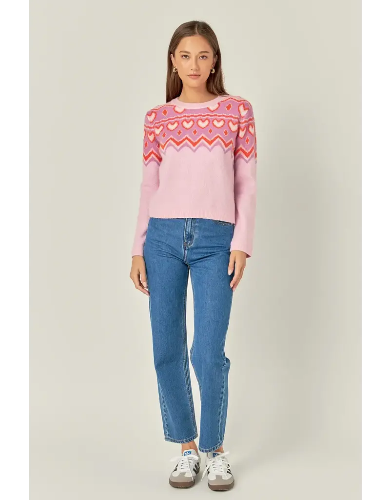 ENGLISH FACTORY ENGLISH FACTORY FAIRISLE SWEATER