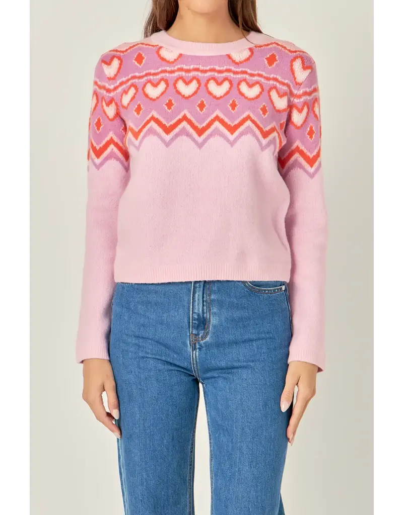 ENGLISH FACTORY ENGLISH FACTORY FAIRISLE SWEATER