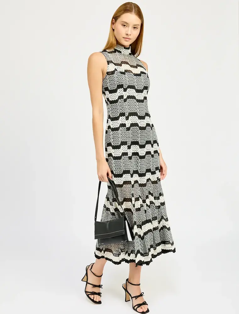 EN SAISON EN SAISON GODET DRESS