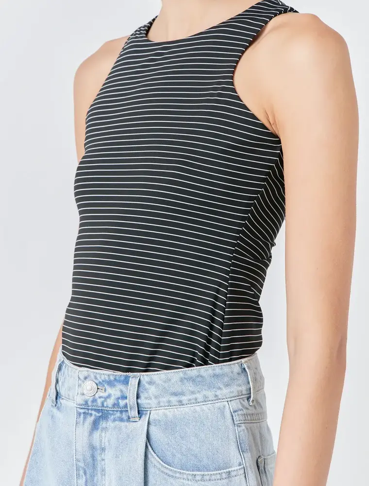 GREY LAB GREY LAB STRIPE BODYSUIT