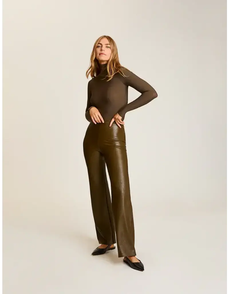 COMMANDO COMMANDO FAUX LEATHER WIDE LEG PANT