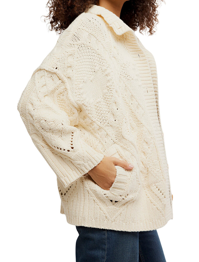 FREE PEOPLE FREE PEOPLE HEART YOU CARDIGAN