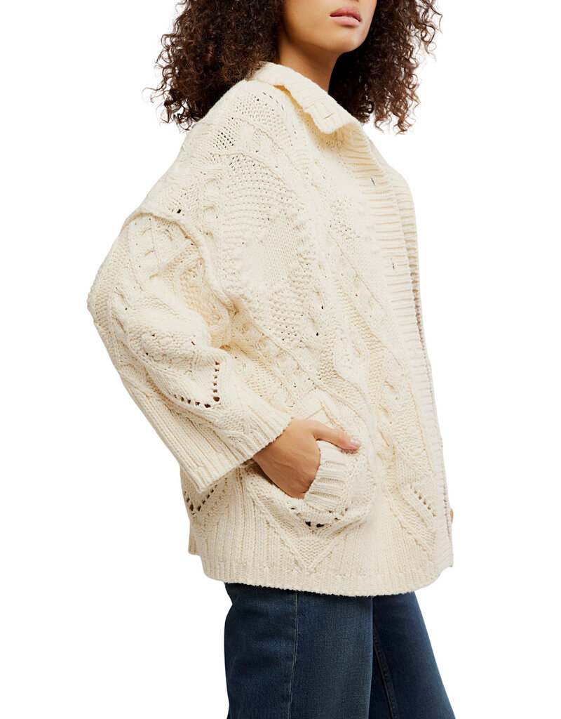 FREE PEOPLE FREE PEOPLE HEART YOU CARDIGAN