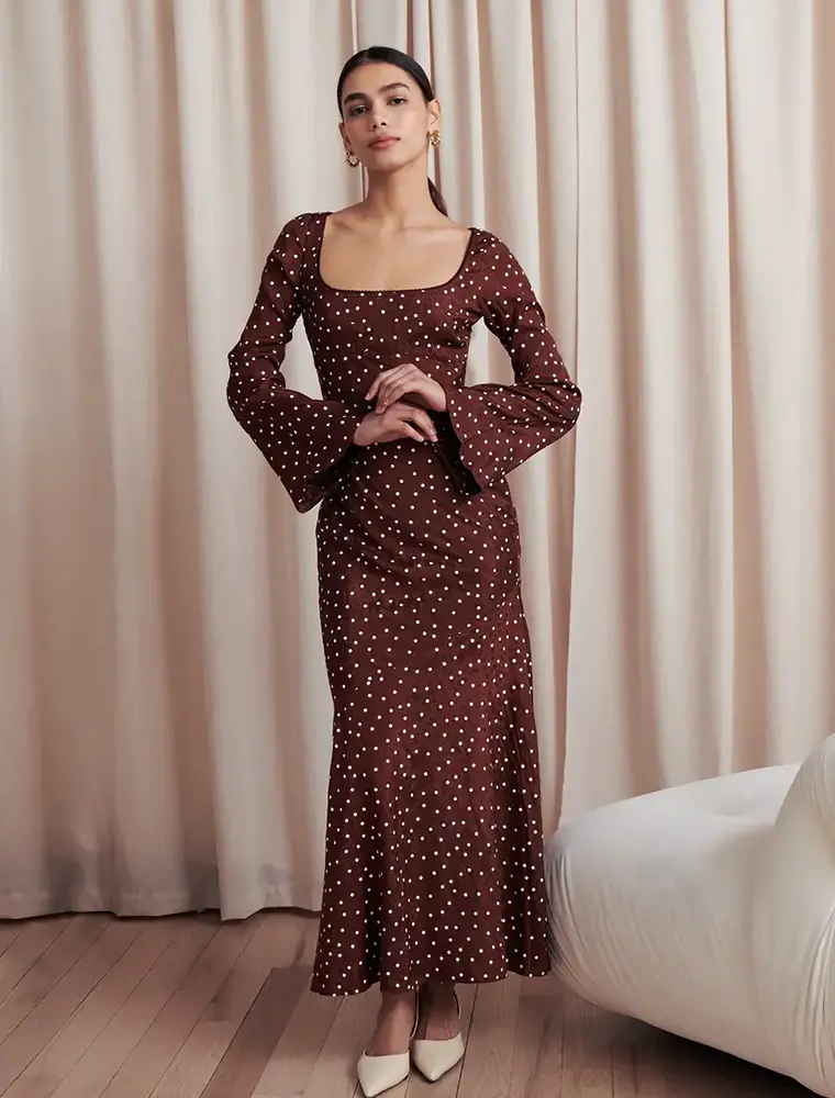 SAYLOR SAYLOR NARAH DOT DRESS