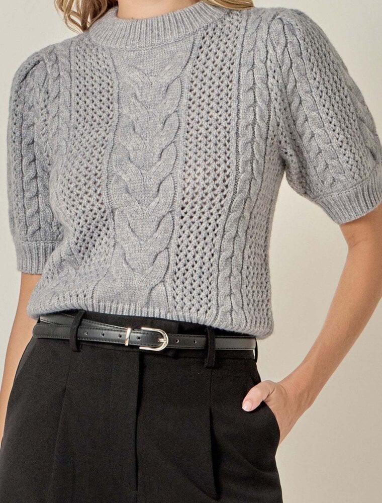 ENGLISH FACTORY ENGLISH FACTORY CABLE SWEATER