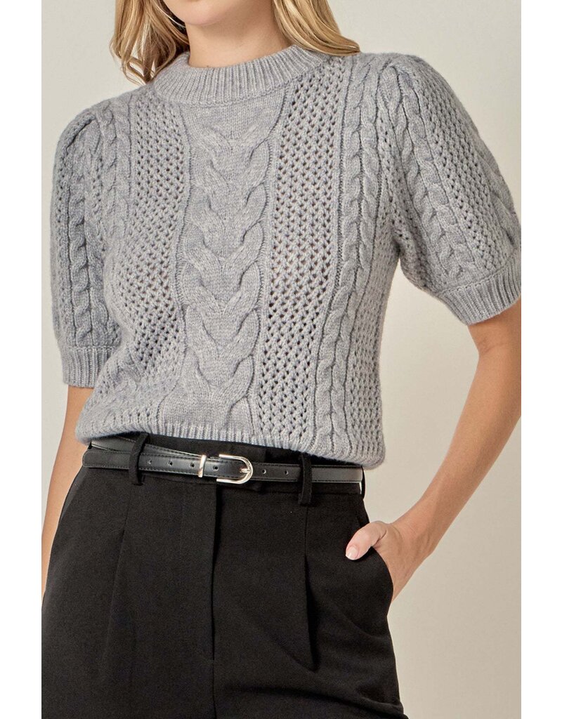 ENGLISH FACTORY ENGLISH FACTORY CABLE SWEATER