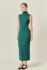 ENGLISH FACTORY ENGLISH FACTORY CABLE KNIT DRESS