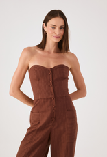 DRESS TO DRESS TO  PINSTRIPE JUMPSUIT