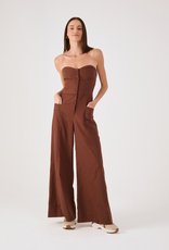 DRESS TO DRESS TO  PINSTRIPE JUMPSUIT