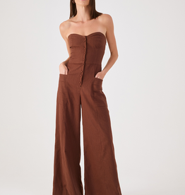 DRESS TO DRESS TO  PINSTRIPE JUMPSUIT