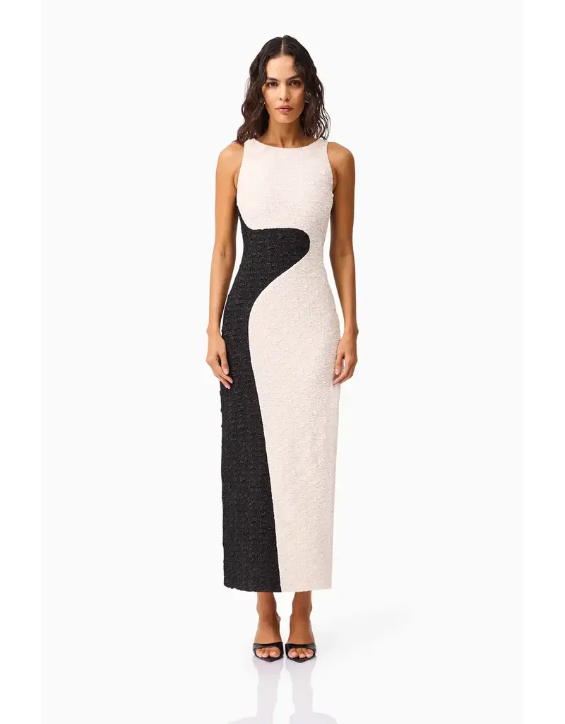 ELLIATT ELLIATT POLOMA GOWN BLK/WHT
