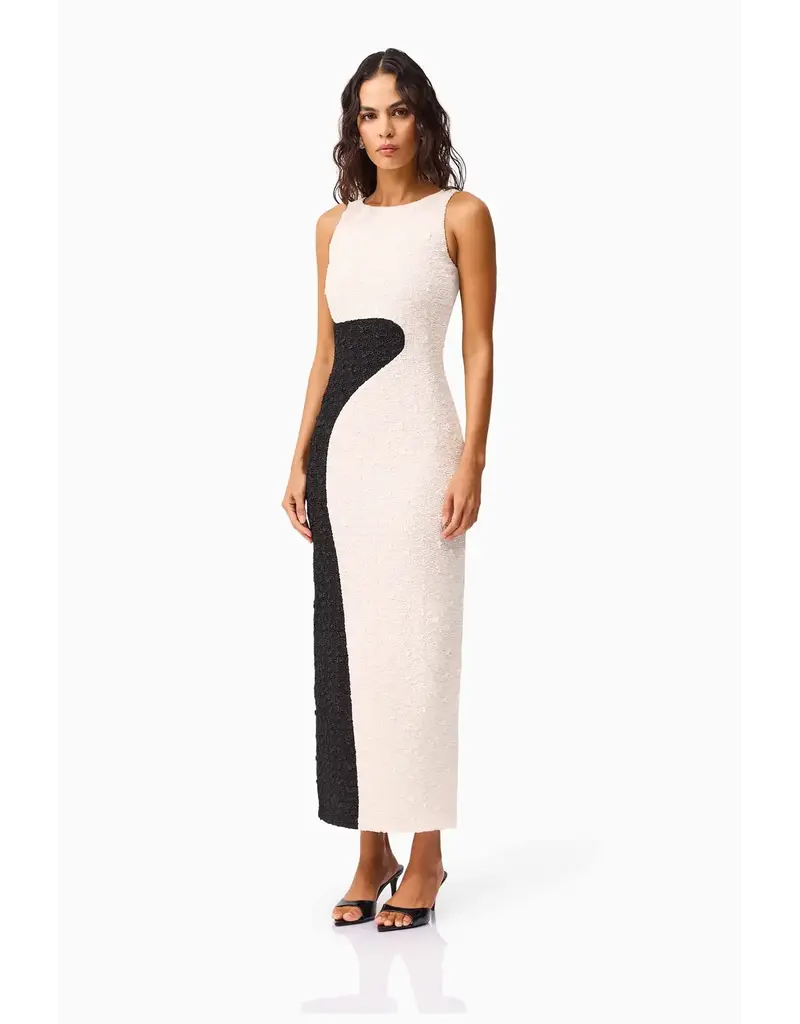 ELLIATT ELLIATT POLOMA GOWN BLK/WHT