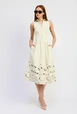 EN SAISON EN SAISON LASERCUT HEM MIDI