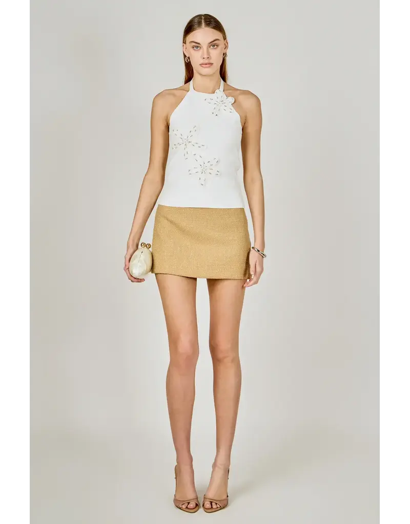 ENDLESS ROSE ENDLESS ROSE FLOWER DETAIL TOP