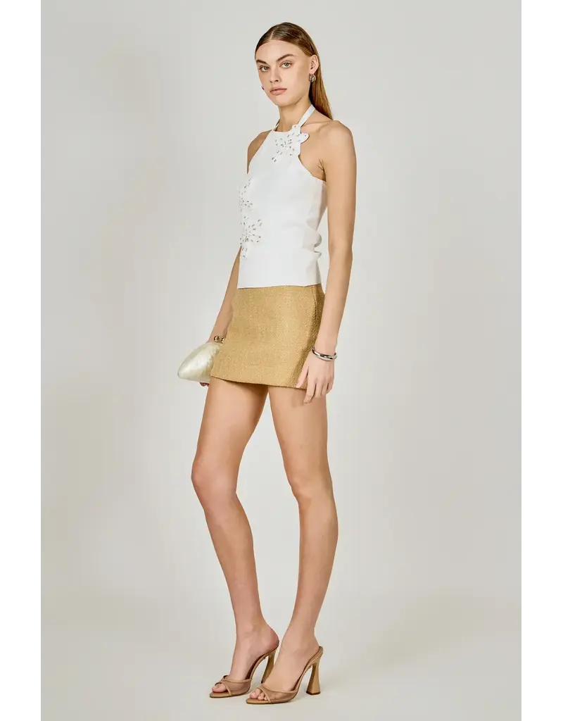 ENDLESS ROSE ENDLESS ROSE FLOWER DETAIL TOP