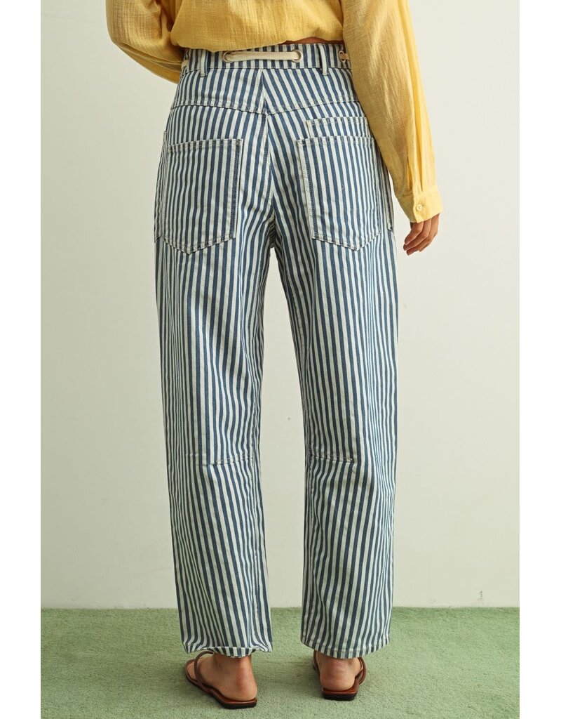 MIOU MUSE MIOU MUSE STRIPE BARREL PANT