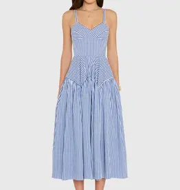 AMANDA UPRICHARD UPRICHARD SPENCER MIDI BLU/IVO