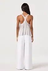 ASTR ASTR AGGIE TOP WHT/BLU STRIPE
