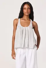 ASTR ASTR AGGIE TOP WHT/BLU STRIPE