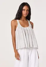 ASTR ASTR AGGIE TOP WHT/BLU STRIPE
