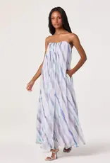 ASTR ASTR AILEEN DRESS BLUESTRIPE