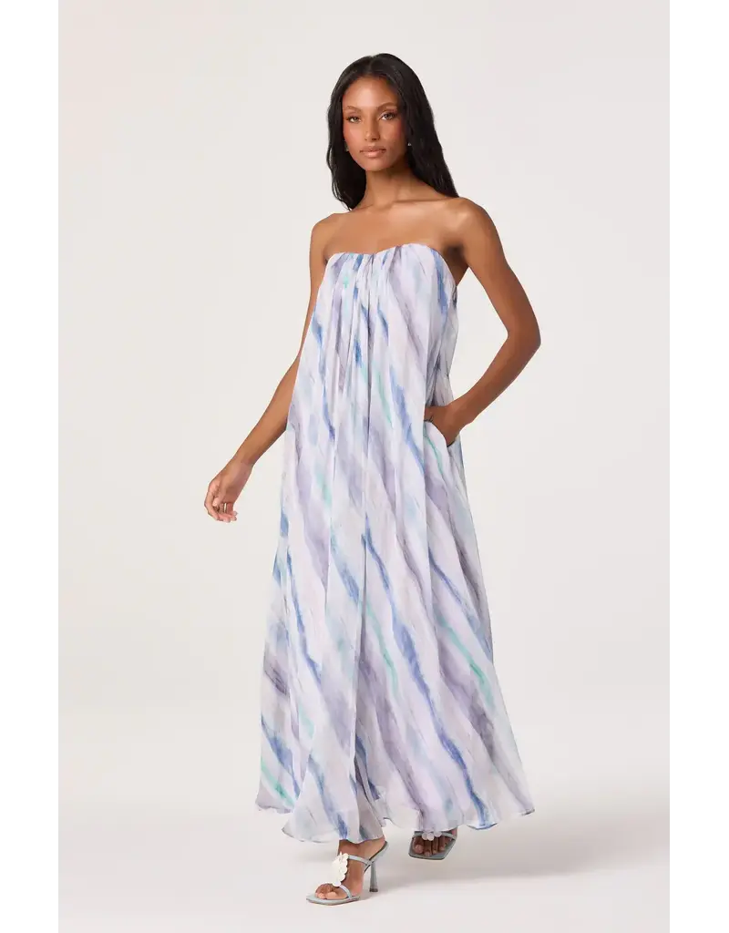 ASTR ASTR AILEEN DRESS BLUESTRIPE